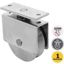 Roldana Giratória Para Portão 2 Polegadas Com Caixa Canal V