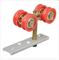 Roldana guia stanley 4 rodas dupla porta rol-299 concavo 2pcs alumifix