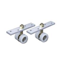 Roldana guia trilho stanley 2 rodas c/rolamento concavo 1/18" porta 2pcs jocec Roldana guia trilho stanley 2 rodas c/rolamento concavo 1/18" porta 2pcs jocec