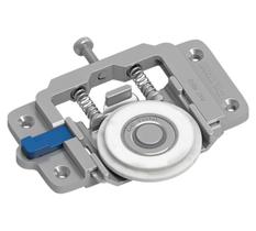 Roldana Inferior com Mola para Porta de Correr Antidescarrilamento, Regulagem de Altura Até 60kg por Peça