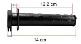 Roldana Manopla Punho Acelerador Yamaha Fazer 150 Factor 125i Factor 150 Modelo original preta