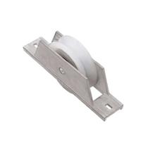 Roldana Nylon Branca Maciça 60(2 1/2") Tipo V para Cavalete de Alumínio