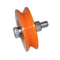 Roldana Nylon Laranja Maciça 60(2 1/2") Tipo V para Parafuso - Ferrosul Roldana Nylon Laranja Maciça 60(2 1/2") Tipo V para Parafuso - Ferrosul