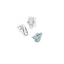 Roldana p/Portão U Ferro 2.1/2" c/Suporte 001266.001 - De Toni Roldana p/Portão U Ferro 2.1/2" c/Suporte 001266.001 - De Toni