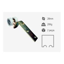 Roldana p/trilho 2 rold.nylon conc fe. 20kg l gir (par) rplr201 perfil