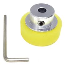 Roldana para Encoder 100mm - Furo 6mm - Polipropileno