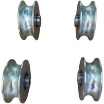 Roldana Para Porta De Correr 2 Polegadas Canal U1/2- 4und