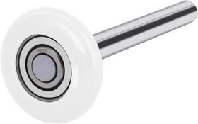 Roldana para porta de garagem XiKe 2" em nylon, haste de 4" e rolamento 6200-2RS Roldana para porta de garagem XiKe 2" em nylon, haste de 4" e rolamento 6200-2RS