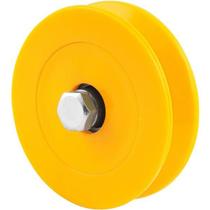 Roldana para portão 4" tipo V em nylon - Vonder