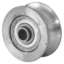 Roldana para Portão 50mm 2 Tubo, Maciça de Ferro Fundido com Rolamento