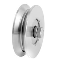 Roldana Para Portão De Correr Aço Parafuso Canal V 3 Pol Roldana Para Portão De Correr Aço Parafuso Canal V 3 Pol