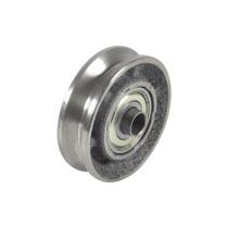 Roldana para Portão de Correr Cantoneira 70mm Galvanizada Prata Fundição Petrópolis