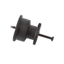 Roldana Plastica 36x36 Em Pead Preto Pacote Com 50 Pç Fuzil