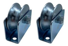 Roldana Portao 2 Polegadas Com Suporte Em U 3/4 - 2 Und Roldana Portao 2 Polegadas Com Suporte Em U 3/4 - 2 Und