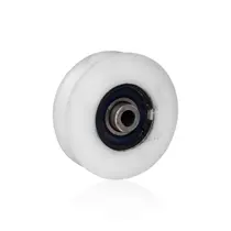 Roldana Roda Em Nylon de 3" Polegadas Com Eixo de 58" Com Canal U Para Portão de Correr Roldana Roda Em Nylon de 3" Polegadas Com Eixo de 58" Com Canal U Para Portão de Correr