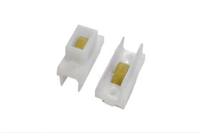 Roldana rol-255 em "reto" c/rolamento p/janela porta kit 4un