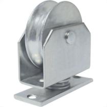 Roldana ''U'' Detoni Giratoria Com Suporte Fechado+Rolamento 2''