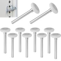 Roldanas para porta de garagem Mindoub 7" haste 2" nylon, pacote com 10 Roldanas para porta de garagem Mindoub 7" haste 2" nylon, pacote com 10