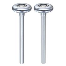 Roldanas para porta de garagem uxcell 1,8" aço com haste de 7" Roldanas para porta de garagem uxcell 1,8" aço com haste de 7"