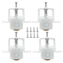 Roldanas para porta de tela deslizante Augenweide, kit com 4 unidades, com mola