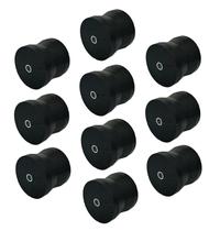 Rolete Borracha Eixo Metal Reboque Esteira Barco 62x71 10un.