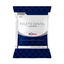 Rolete de Algodão Dental com 100 unidades - SSPlus Rolete de Algodão Dental com 100 unidades - SSPlus