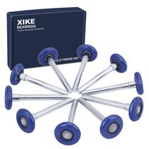 Rolete de porta de garagem XiKe Blue 2, nylon, 4 cm, haste, pacote com 10 Rolete de porta de garagem XiKe Blue 2, nylon, 4 cm, haste, pacote com 10