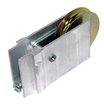 Rolete de porta de pátio Barton Kramer Roda de aço de 3,8 cm