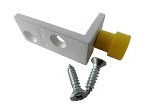 Rolete Guia Cantoneira Porta Correr Stanley Madeira Branco