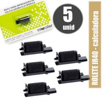 Rolete Ir40 Com 05 unidades Para Calculadora De Mesa Preto Alta Qualidade