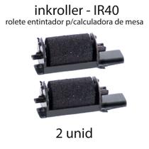 Rolete Ir40 Para Calculadora De Mesa Preto com 02 unidades Rolete Ir40 Para Calculadora De Mesa Preto com 02 unidades