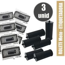 Rolete tinteiro com 03 refil de tinta para etiquetadoras de preço mod meto Rolete tinteiro com 03 refil de tinta para etiquetadoras de preço mod meto