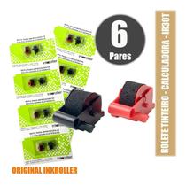 Roletes 06 unidades tinta biocolor calculadora sharp aurora ir30t Roletes 06 unidades tinta biocolor calculadora sharp aurora ir30t