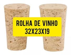 Rolha De Cortiça Conica 33x23x19 C/100 Und P/ Garrafa Vidro