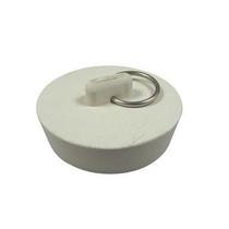 Rolha de pia Danco com 4,8 cm de diâmetro. Borracha branca