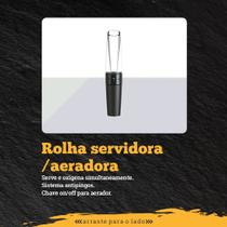 Rolha para vinhos servidora e aeradora