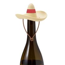 Rolha Sombrero Mexicano em Silicone Tampa de Garrafa Divertida