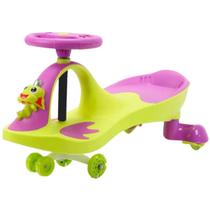 Rolimã Carrinho Infantil com Som Rodinhas de Led Suporta Até 110kg Banquinho Ergonômico Meninos Meninas