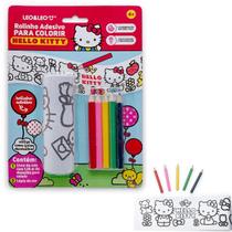 Rolinho adesivo para colorir hello kitty - leo&leo