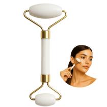 Rolinho Facial Jade Natural Massageador Lifting Anti Rugas Skincare