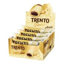 Rolinho Wafer Trento Speciale Avelã Branco - Peccin 12un x 26g