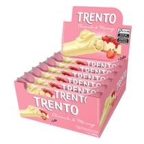 Rolinhos Wafer Trento Torta de Morango c/16