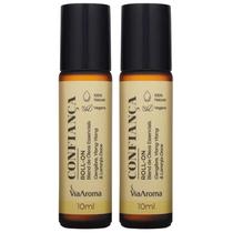 Roll-on Blend De Óleos Essenciais Confiança - Via Aroma 10ml - 2 Unidades