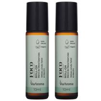Roll-On Blend de Óleos Essenciais Foco 10ml - 2 unidades - Via Aroma Roll-On Blend de Óleos Essenciais Foco 10ml - 2 unidades - Via Aroma