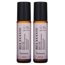 Roll-on Blend De Óleos Essenciais Relaxante - Via Aroma 10ml - 2 Unidades Roll-on Blend De Óleos Essenciais Relaxante - Via Aroma 10ml - 2 Unidades