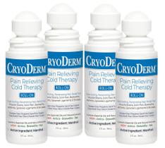Roll-on CryoDerm para alívio da dor 90 ml, 4 unidades