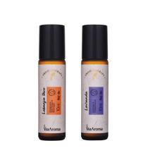 Roll-on Óleo Essencial Lavanda e Laranja Doce Via Aroma 10ml