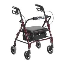 Rollator Drive Medical Junior com assento acolchoado vermelho Rollator Drive Medical Junior com assento acolchoado vermelho