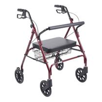 Rollator Walker Drive Medical 10215RD-1 Bariátrico com assento