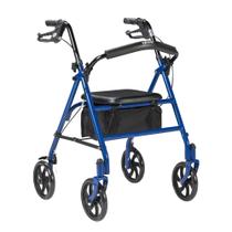Rollator Walker Drive Medical 10257BL-1 de 4 rodas com assento Rollator Walker Drive Medical 10257BL-1 de 4 rodas com assento